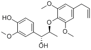 (Ar)-alpha-[(1s)-1-[2,6-dimethoxy-4-(2-propen-1-yl)phenoxy]ethyl]-4-hydroxy-3-methoxybenzenemethanol Structure,171485-39-5Structure