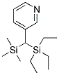 Pyridine, 3-[(triethylsilyl)(trimethylsilyl)methyl]-(9ci) Structure,171497-97-5Structure