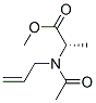 Alanine, n-acetyl-n-2-propenyl-, methyl ester (9ci) Structure,171817-08-6Structure