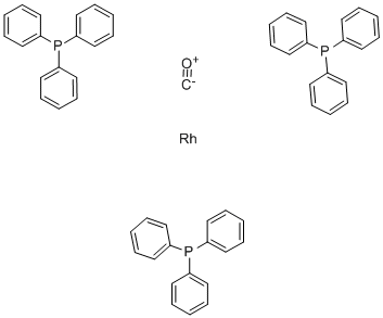 Carbonyltris(triphenylphosphine)rhodium(I) hydride Structure,17185-29-4Structure