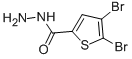 2,3-Dibromo-5-thiophenecarboxylic acid hydrazide Structure,171851-25-5Structure