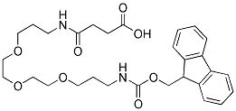 17-Oxo-6,9,12-trioxa-2,16-diazaeicosanedioic acid 1-(9h-fluoren-9-ylmethyl) ester Structure,172089-14-4Structure