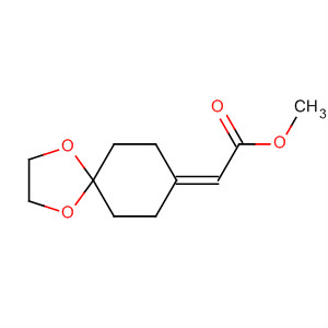 (1,4-Dioxa-spiro[4.5]dec-8-ylidene)-acetic acid methyl ester Structure,172270-85-8Structure