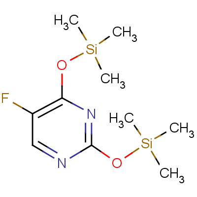 Bis(trimethylsilyl)-5-fluorouracil Structure,17242-85-2Structure