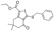 Ethyl 3-(benzylthio)-6,6-dimethyl-4-oxo-4,5,6,7-tetrahydrobenzo[c]thiophene-1-carboxylate Structure,172516-45-9Structure