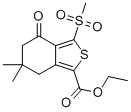 Ethyl 6,6-dimethyl-3-(methylsulfonyl)-4-oxo-4,5,6,7-tetrahydrobenzo[c]thiophene-1-carboxylate Structure,172516-46-0Structure