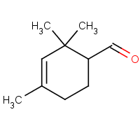 3-Cyclohexene-1-carboxaldehyde, 2,2,4-trimethyl- Structure,1726-47-2Structure