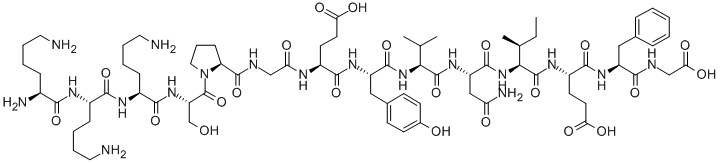 H-lys-lys-lys-ser-pro-gly-glu-tyr-val-asn-ile-glu-phe-gly-oh Structure,172615-51-9Structure