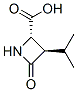 2-Azetidinecarboxylicacid,3-(1-methylethyl)-4-oxo-,trans-(9ci) Structure,172697-24-4Structure