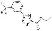 2-Thiazolecarboxylic acid,4-[3-(trifluoromethyl)phenyl]-,ethyl ester Structure,172848-59-8Structure