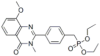 Phosphonic acid, [[4-(3,4-dihydro-8-methoxy-3-methyl-4-oxo-2-quinazolinyl)phenyl]methyl]-, diethyl ester (9ci) Structure,173018-76-3Structure