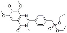 Phosphonic acid, [[4-(3,4-dihydro-6,7,8-trimethoxy-3-methyl-4-oxo-2-quinazolinyl)phenyl]methyl]-, diethyl ester (9ci) Structure,173018-79-6Structure