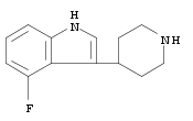 4-Fluoro-3-(piperidin-4-yl)-1h-indole Structure,173150-61-3Structure