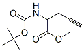 2-Tert-butoxycarbonylamino-pent-4-ynoic acid methyl ester Structure,173306-82-6Structure