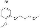 4-Bromo-1-methoxy-2-(3-methoxy-propoxy)benzene Structure,173336-76-0Structure