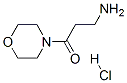 3-Amino-1-morpholin-4-yl-propan-1-one hcl Structure,173336-90-8Structure