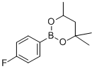 2-(4-Fluorophenyl)-4,4,6-trimethyl-1,3,2-dioxaborinate Structure,173341-99-6Structure