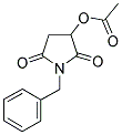 1-Benzyl-2,5-dioxo-pyrrolidin-3-yl acetate Structure,173353-34-9Structure