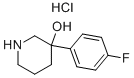 3-(4-Fluorophenyl)-3-piperidinol hcl Structure,173447-91-1Structure