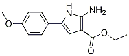 Ethyl2-amino-5-(4-methoxyphenyl)-1h-pyrrole-3-carboxylate Structure,173458-92-9Structure