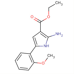 2-Amino-3-ethoxycarbonyl-5-(2-methoxy-phenyl)-1h-pyrrole Structure,173458-96-3Structure