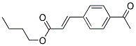 (E)-3-(4-acetyl-phenyl)-acrylic acid butyl ester Structure,173464-57-8Structure