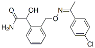 Benzeneacetamide, 2-[[[[1-(4-chlorophenyl)ethylidene]amino]oxy]methyl]--alpha--hydroxy- Structure,173664-15-8Structure