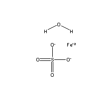 Ferrous sulfate monohydrate Structure,17375-41-6Structure