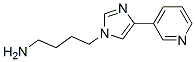 4-[4-(3-Pyridyl)imidazol-1-yl]butylamine Structure,173838-63-6Structure