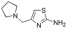 4-(Pyrrolidin-1-ylmethyl)-1,3-thiazol-2-amine Structure,17386-09-3Structure