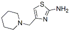 4-(Piperidin-1-ylmethyl)-1,3-thiazol-2-amine Structure,17386-10-6Structure