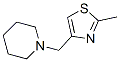 1-[(2-Methyl-1,3-thiazol-4-yl)methyl]piperidine Structure,17386-15-1Structure