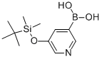 5-([Tert-butyl(dimethyl)silyl]oxy)pyridine-3-boronic acid Structure,173999-08-1Structure