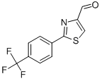 2-[4-(Trifluoromethyl)phenyl]-1,3-thiazole-4-carboxaldehyde Structure,174006-70-3Structure