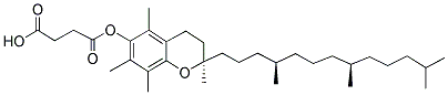 Dl-alpha-tocopherol hydrogen succinate Structure,17407-37-3Structure