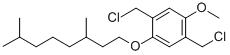 1,4-Bis(chloromethyl)-2-[(3,7-dimethyloctyl)oxy]-5-methoxybenzene Structure,174097-32-6Structure