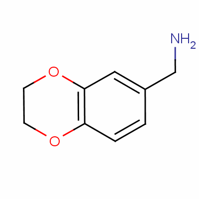 2,3-Dihydro-1,4-benzodioxin-6-ylmethylamine Structure,17413-10-4Structure