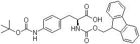 Fmoc-p(nh-boc)-l-phe-oh Structure,174132-31-1Structure