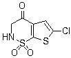 6-Chloro-2,3-dihydro-4h-thieno[3,2-e]-1,2-thiazin-4-one 1,1-dioxide Structure,174139-69-6Structure