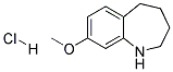 8-Methoxy-2,3,4,5-tetrahydro-1h-benzo[b]azepine 1hcl salt Structure,17422-43-4Structure