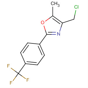 4-(Chloromethyl)-5-methyl-2-[4-(trifluoromethyl)phenyl]-1,3-oxazole Structure,174258-39-0Structure