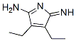 2H-pyrrol-5-amine, 3,4-diethyl-2-imino- Structure,174396-78-2Structure