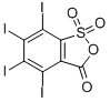 4,5,6,7-Tetraiodo-3h-benzo[c][1,2]oxathiol-3-one 1,1-dioxide Structure,1745-83-1Structure