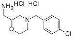 C-[4-(4-chloro-benzyl)-morpholin-2-yl]-methylaminedihydrochloride Structure,174560-80-6Structure