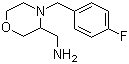 3-Aminomethy-4-(4-fluorobenzyl)morpholine Structure,174561-70-7Structure