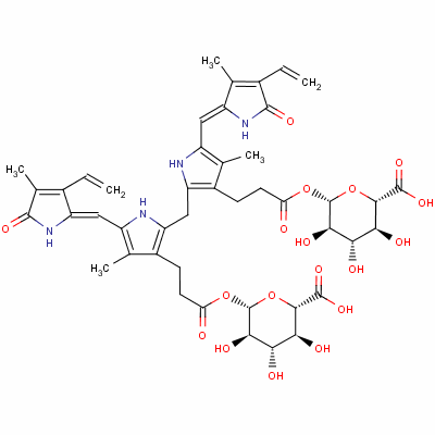 Bilirubin di-acyl-beta-d-glucuronide Structure,17459-92-6Structure