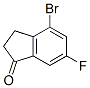 4-Bromo-6-fluoroindan-1-one Structure,174603-56-6Structure