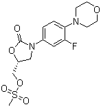 (R)-[3-(3-fluoro-4-morpholinophenyl)-2-oxo-5-oxazolidinyl]methyl methanesulfonate Structure,174649-09-3Structure