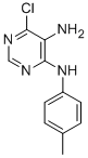 6-Chloro-N4-(4-methylphenyl)-4,5-pyrimidinediamine Structure,17465-94-0Structure