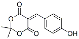 5-[4-Hydroxybenzylidene]-2,2-dimethyl-4,6-dioxo-1,3-dioxane Structure,17474-27-0Structure